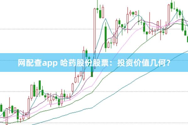 网配查app 哈药股份股票：投资价值几何？
